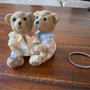 Adorable Antique Twin Teddy Bears